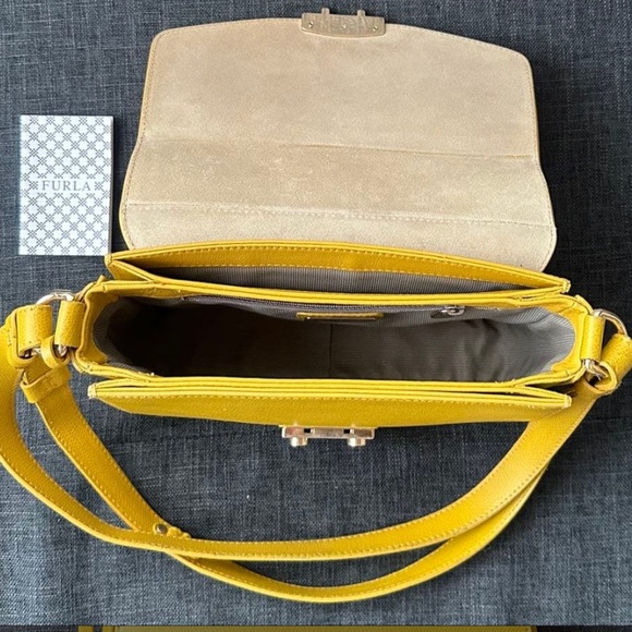 Furla yellow shoulder bag - Picture 2 of 10